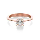 Pierścionek zaręczynowy z diamentami